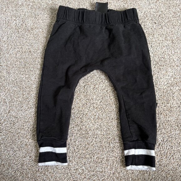 Whistle & Flute Bamboo Jogger Harem Pants Black 12-18 months - Picture 2 of 10